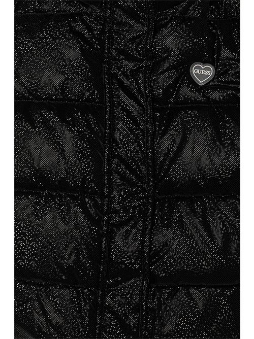 hooded ls long padded puffer GUESS | K5BL05 WGIW0JBLK